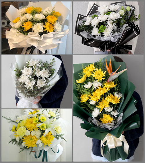 福建福州永泰县霞拔乡南坪村白事花束代送